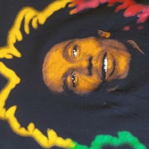 Vintage 1995 Bob Marley Memorial Tee. Single stitch sleeves w/ rare Balzout tag
